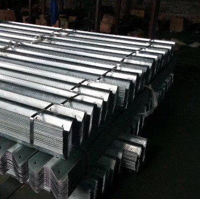 Two wave guardrail stock Two wave guardrail stock